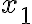 x_{1} x_{1}