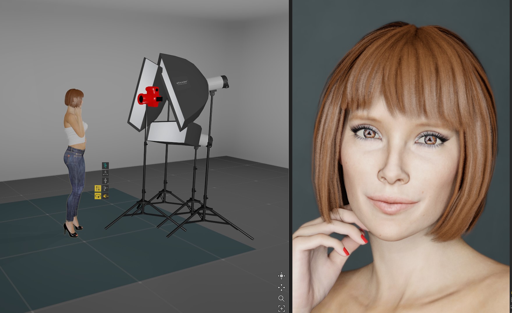 Stripboxes flatlight