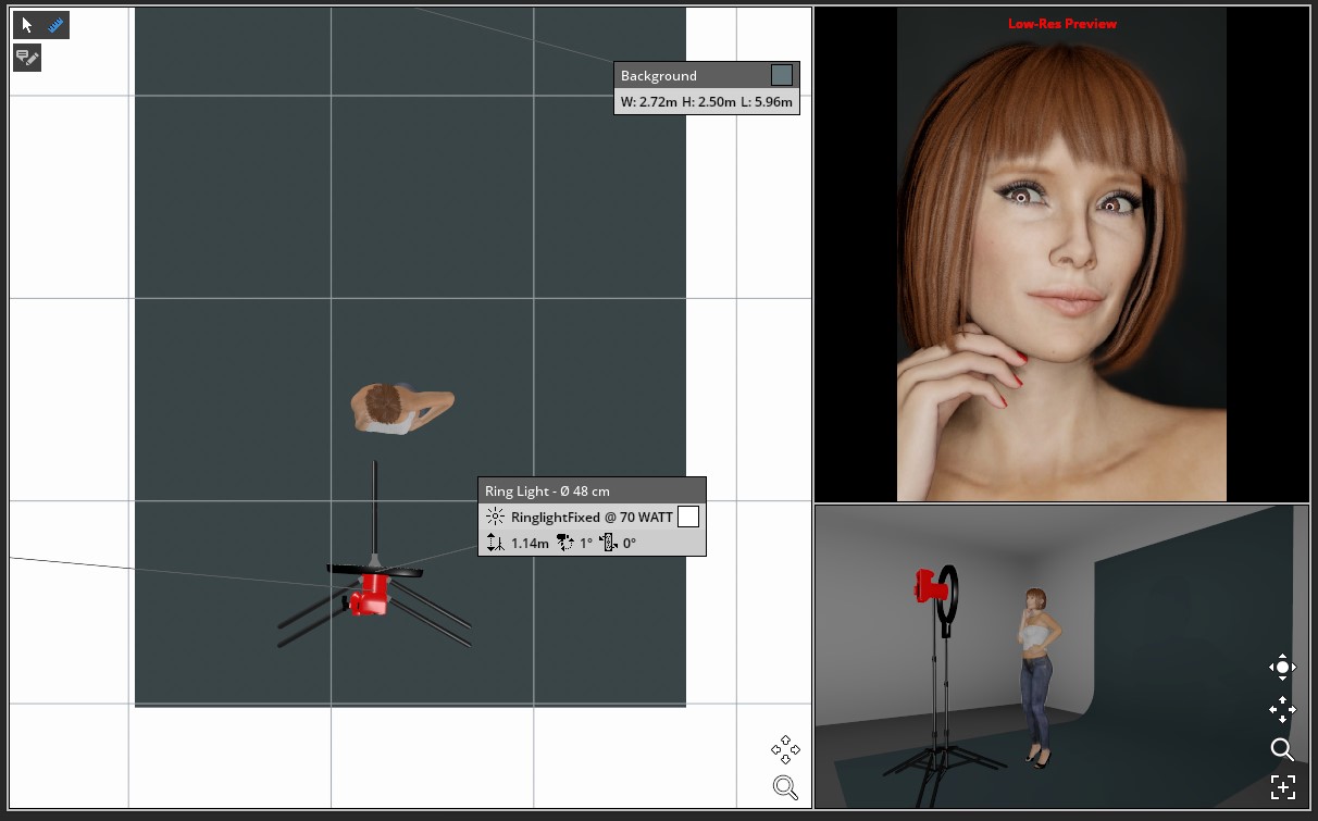 Ringflash - setplan