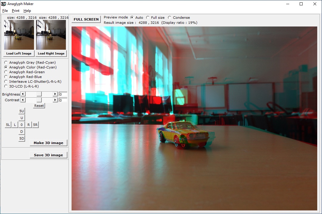Anaglyph maker