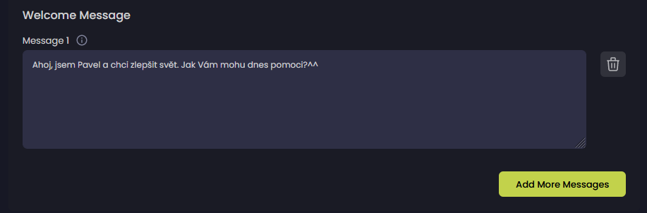 uvítací věta