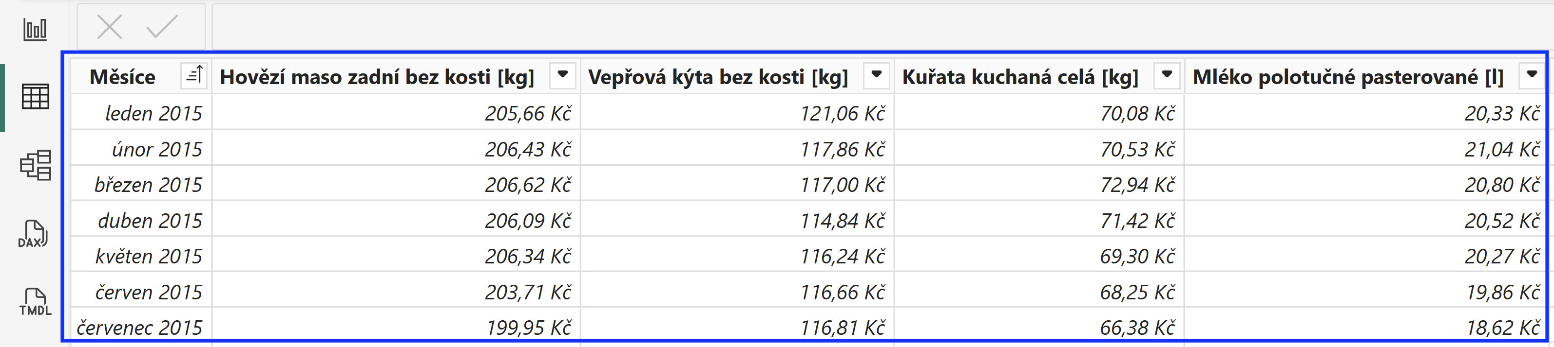 Kontrola formátu dat