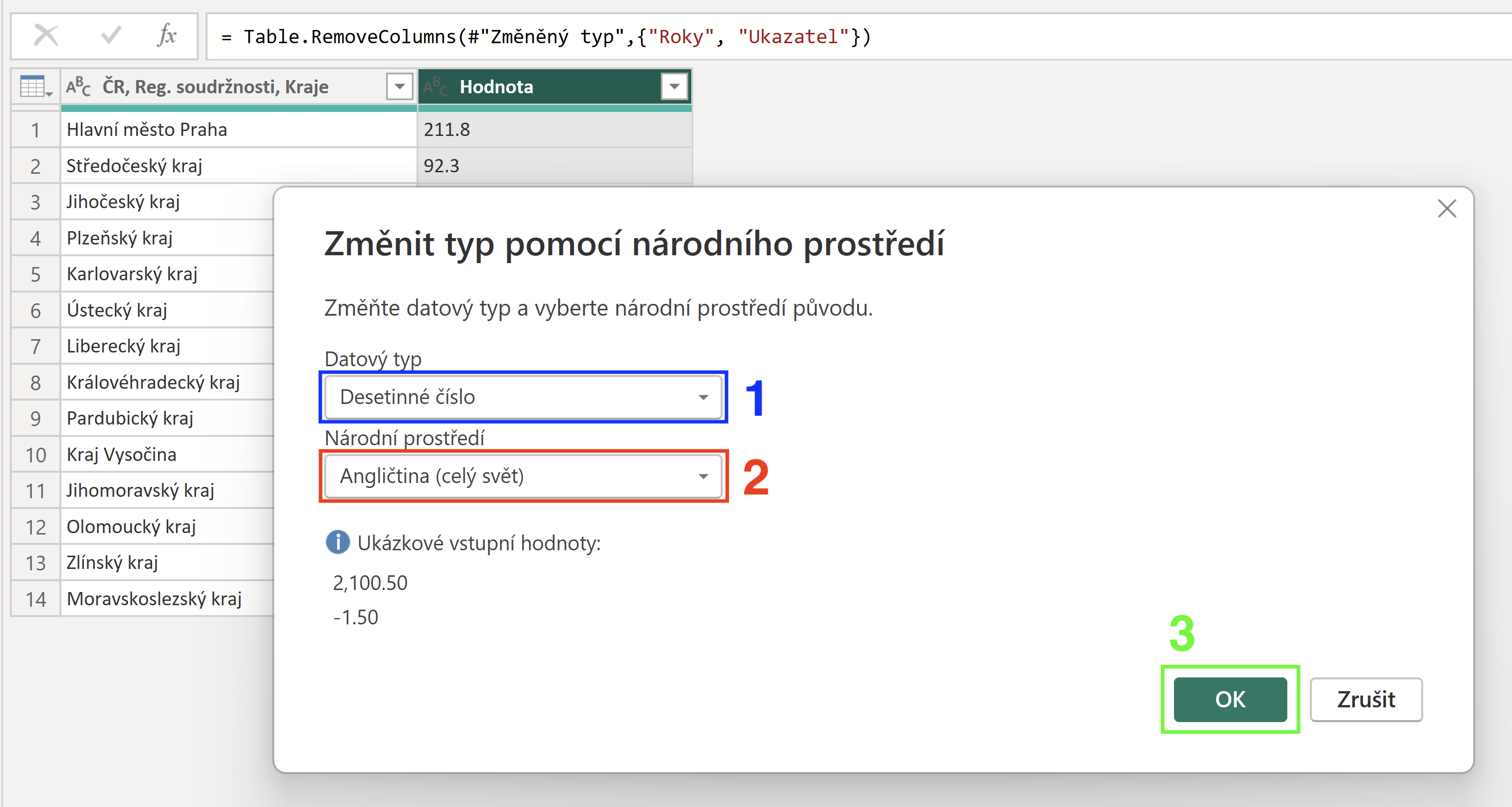 Vybrání národního prostředí