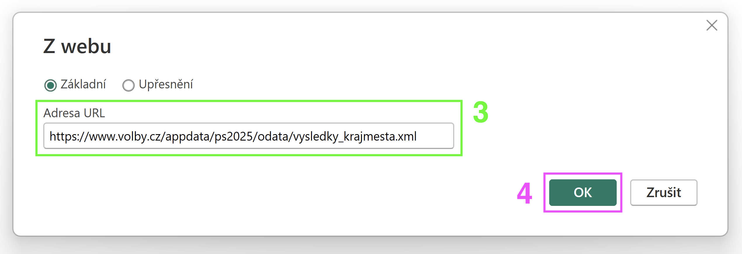 Načtení dat z URL