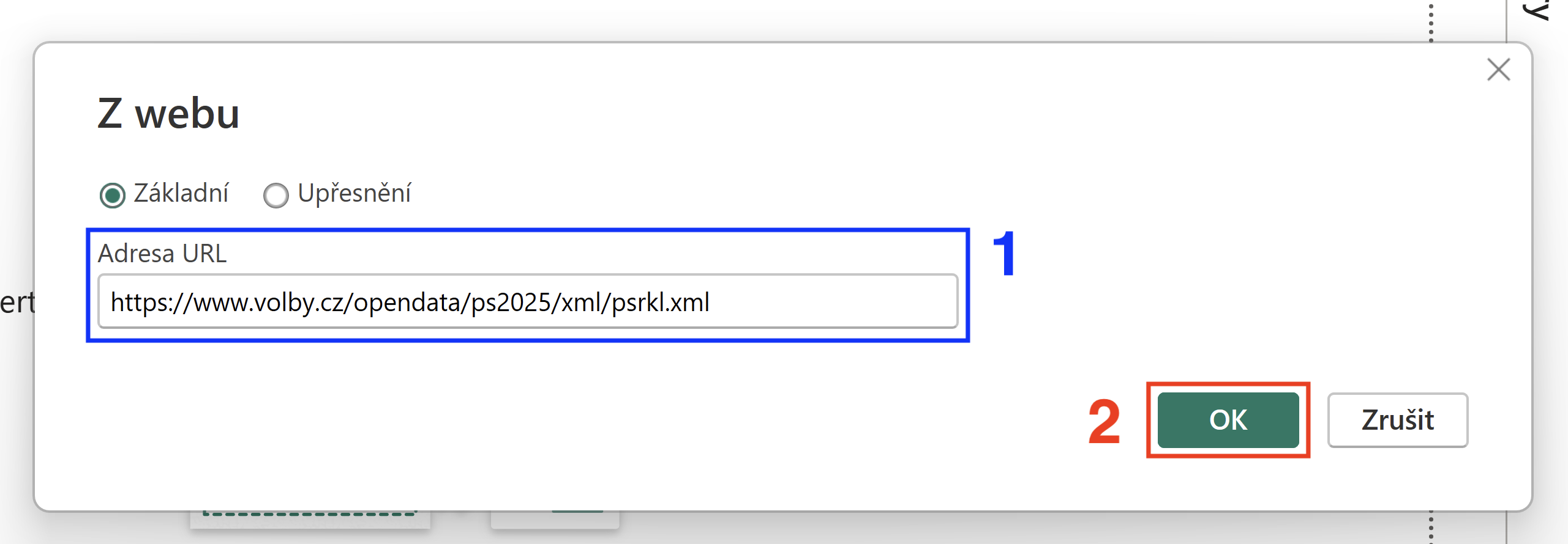 Načtení dat z URL